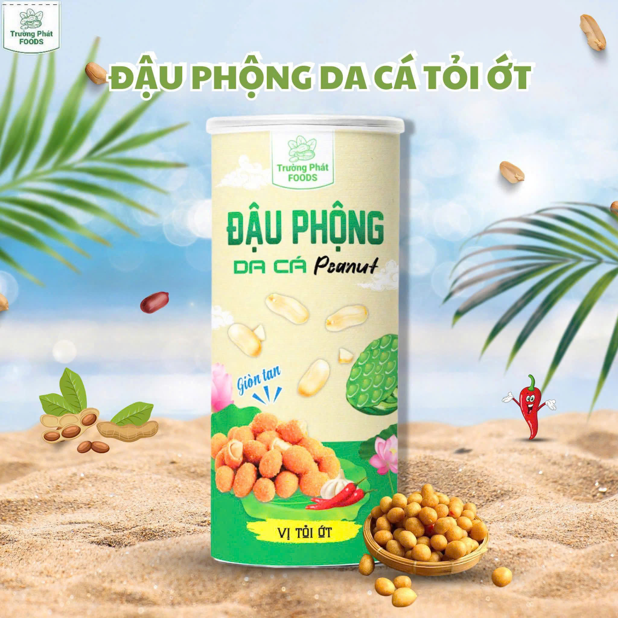Da cá tỏi ớt hộp 500g