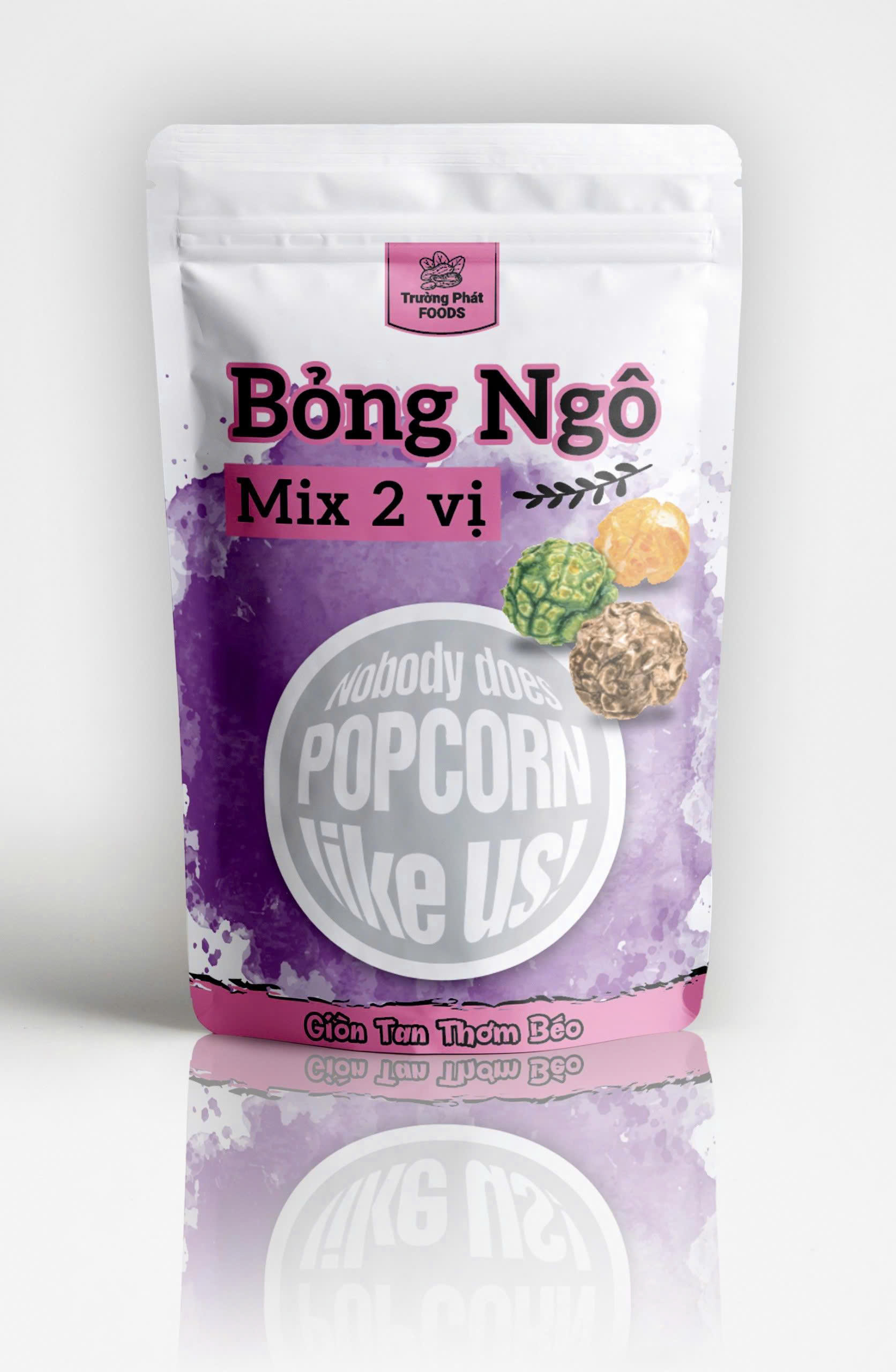 Bỏng ngô mix 2 vị